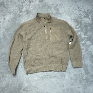 Bass Outdoor Men's XL Mixed Sweater Kelp Cotton e0508